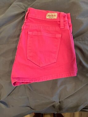 Judy Blue Hot Pink High-Rise Denim Shorts